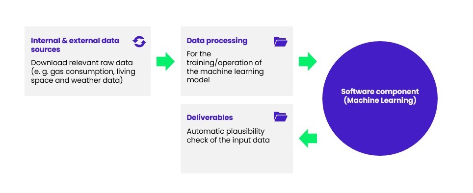 Diagram of the automated plausibility check process