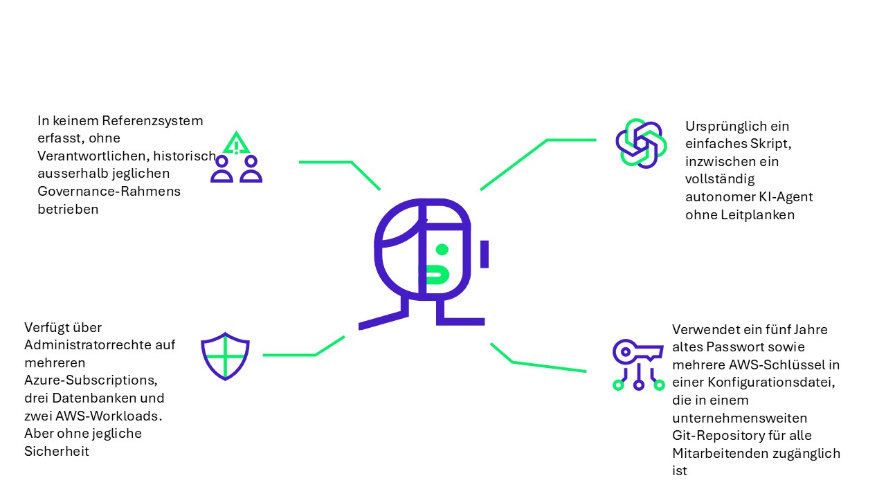 visual to represent NHIs security challenges DE
